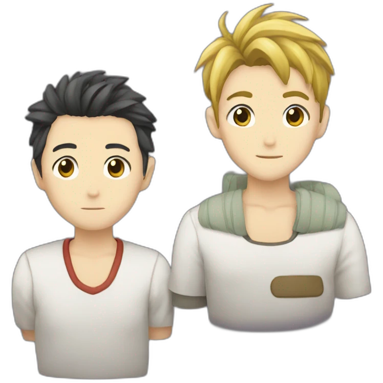 Daki and gyutaro emoji