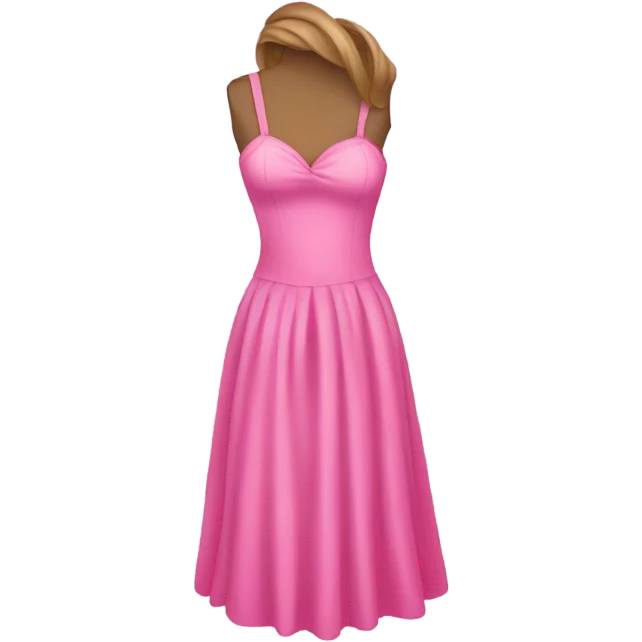 Pink dress emoji
