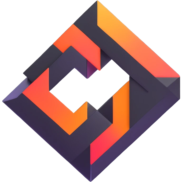 modern geometric logo emoji