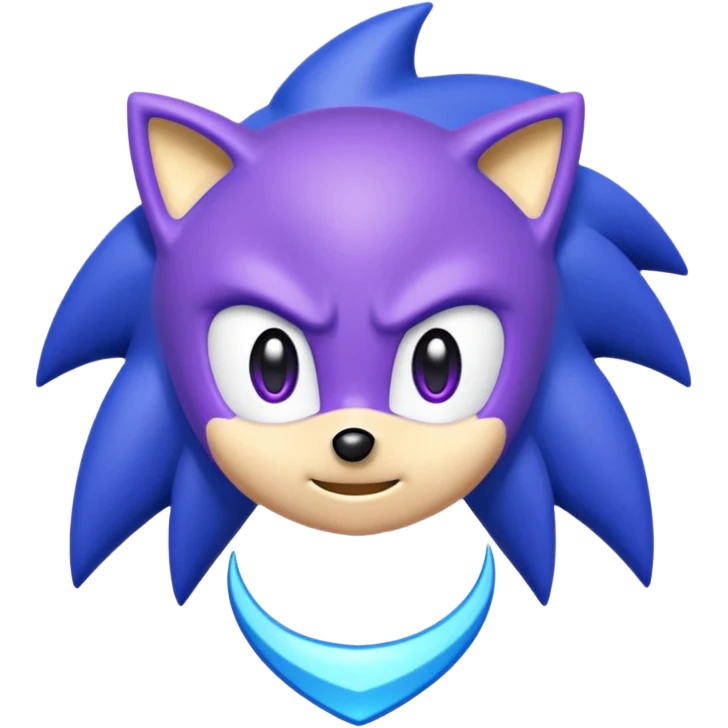 glitter purple sonic emoji