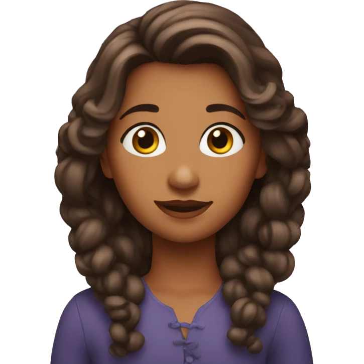 Une fille belle emoji