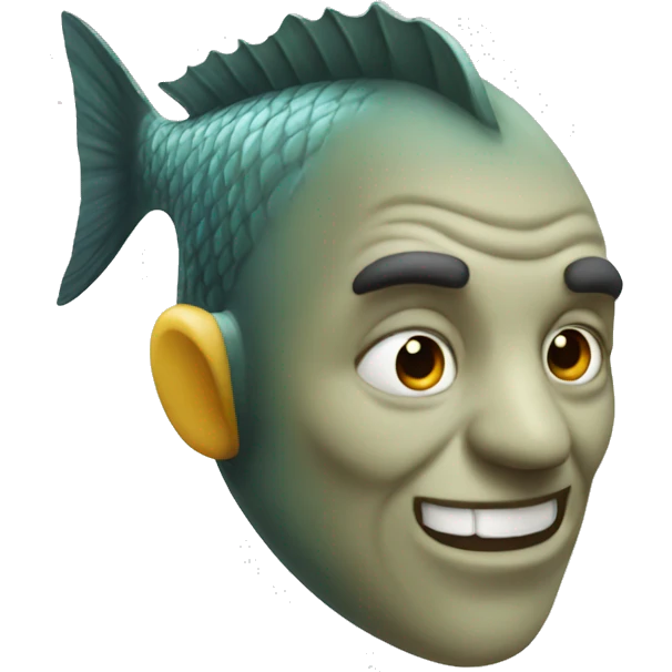 Fish-man emoji