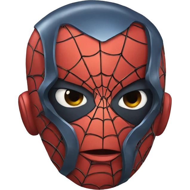 robot that looks like spiderman emoji
