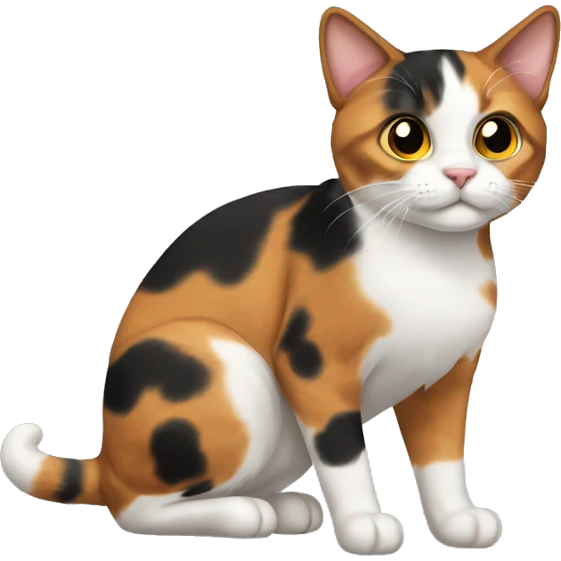 Calico cat emoji