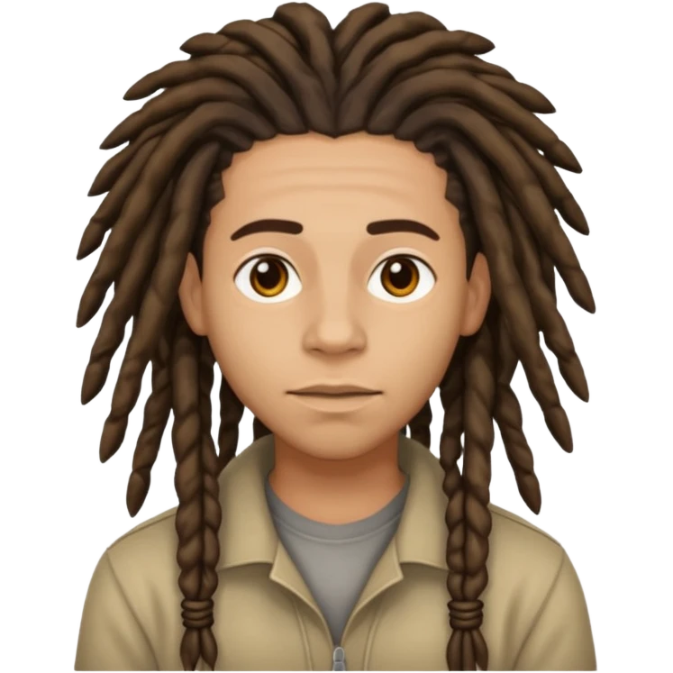 Lightskin Animoji with dreads  emoji