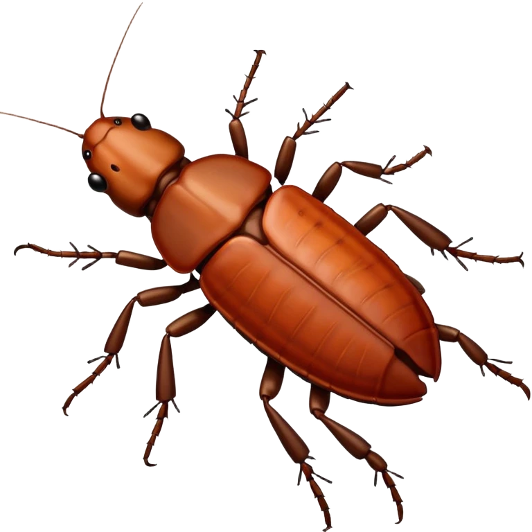 Cockroach moving  emoji