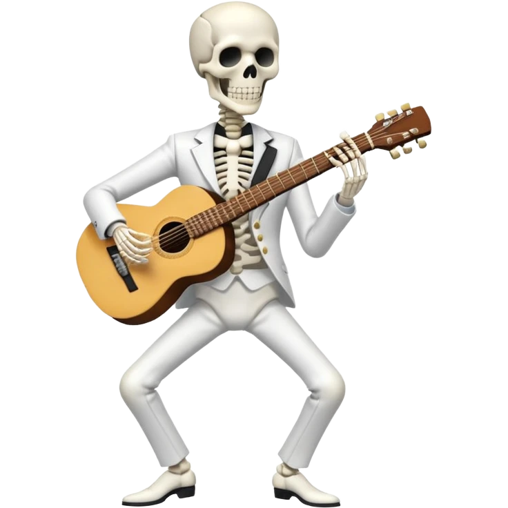 Ernesto de la Cruz skeleton musician emoji
