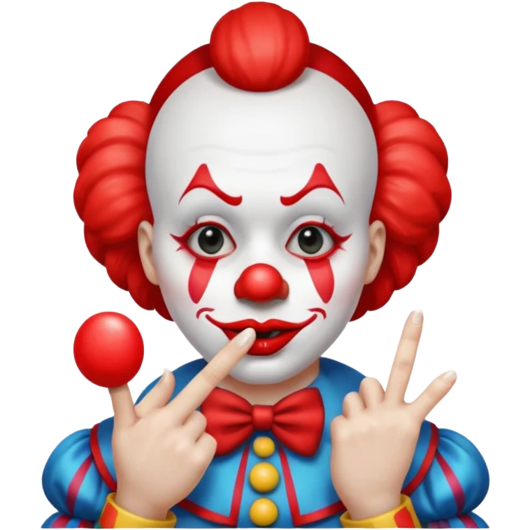 🤡🤫 emoji