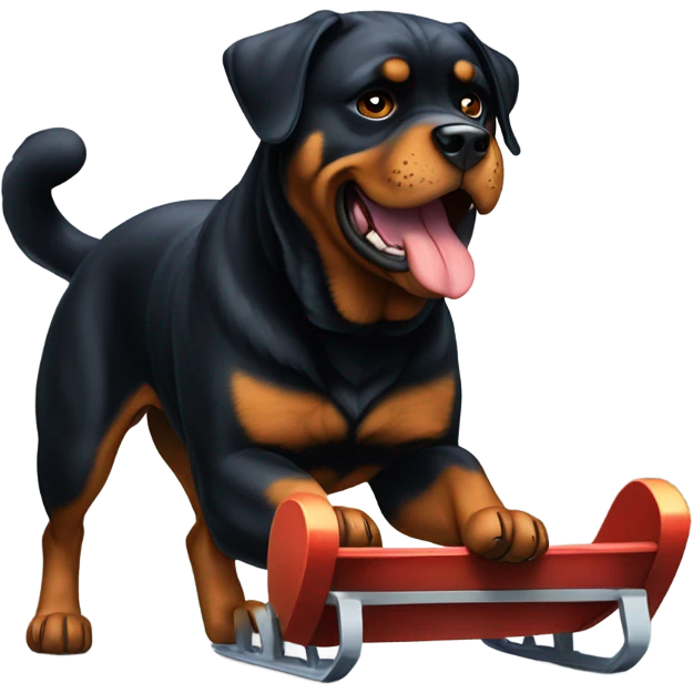 Rottweiler hauling  emoji