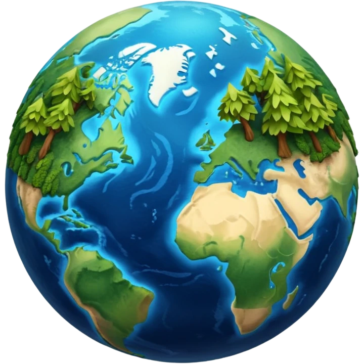 planet earth north america emoji