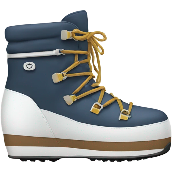 Moon boot low emoji