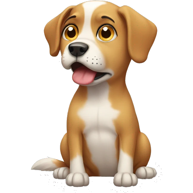 dog crying emoji