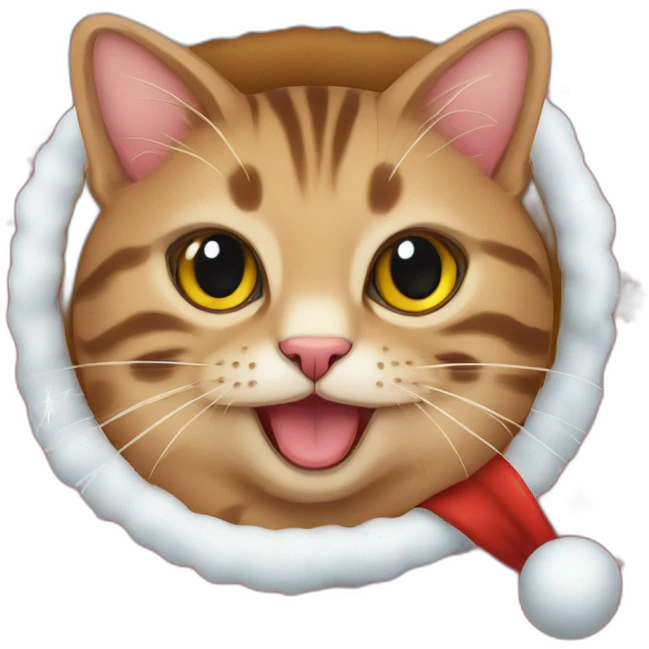 Cat crismas emoji