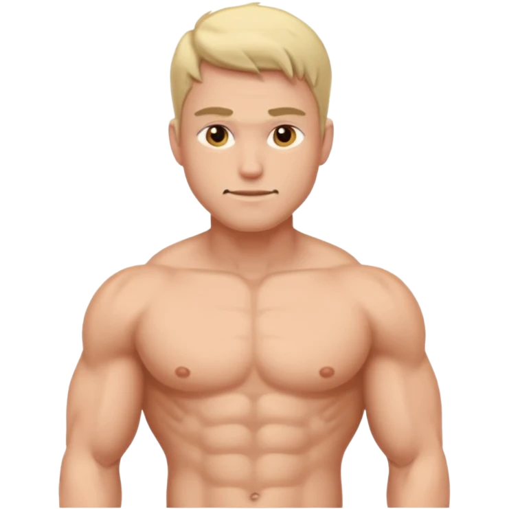 Man nude full body uncovered emoji