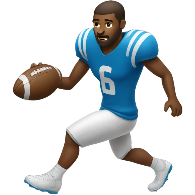 Man playing football emoji