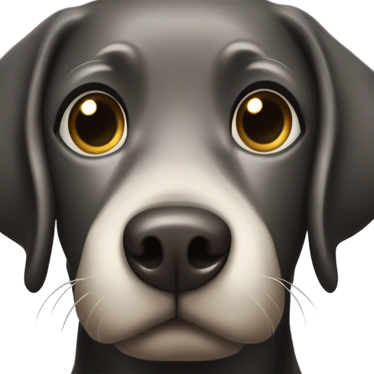Black Labrador emoji