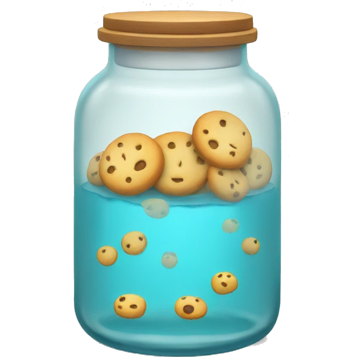 glass cookie jar emoji
