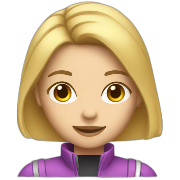 Train high velocity girl driving emoji