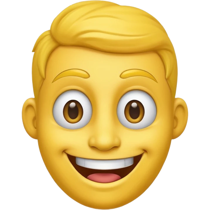 house head mascot with neck emoji