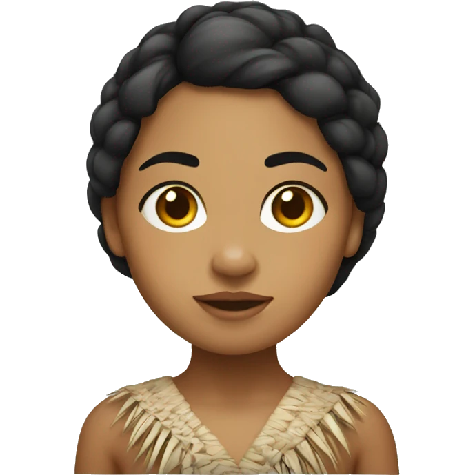 Maori girl emoji