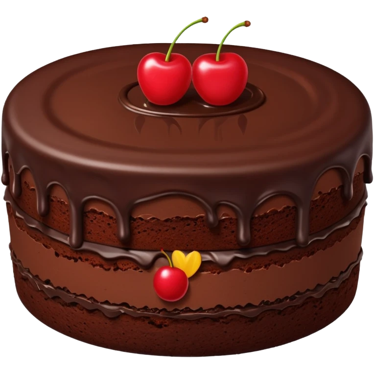 Chocolate cake a piece emoji
