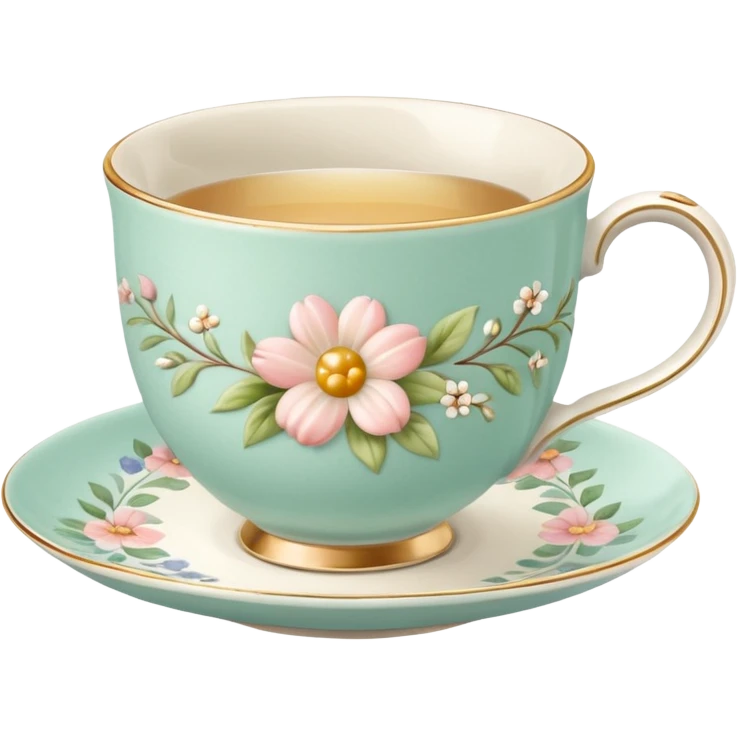 Easter tea cup emoji