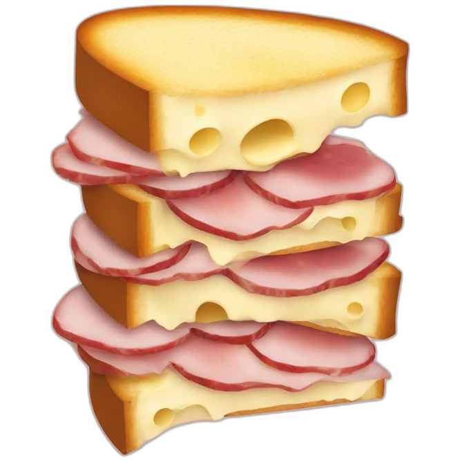 Sandwich-ham-cheese emoji
