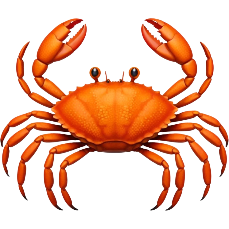 Eight legged crab emoji