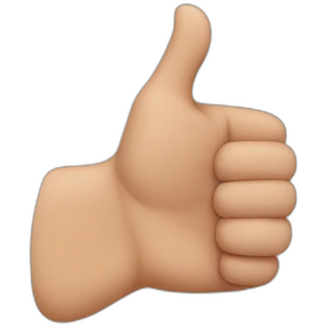 thumb sideways emoji