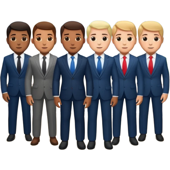 PROFFESIONAL MALE  BUSINESS TEAM HOUSE emoji