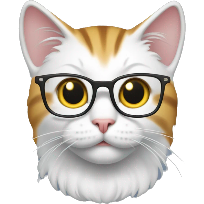 cat is working on ph.d emoji