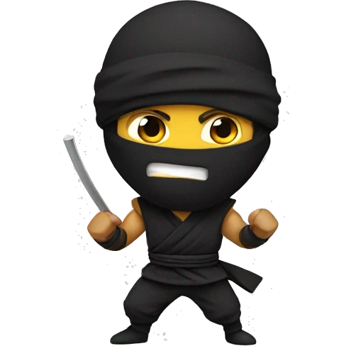pumped up ninja emoji