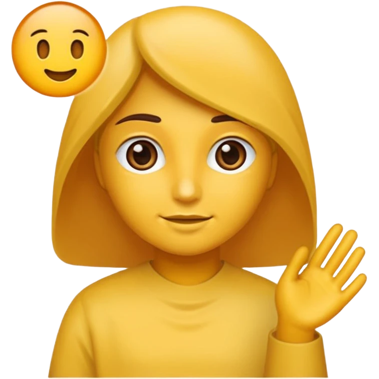 استیکر گریه که بجای اشک از چشماش پاپیون میباره emoji