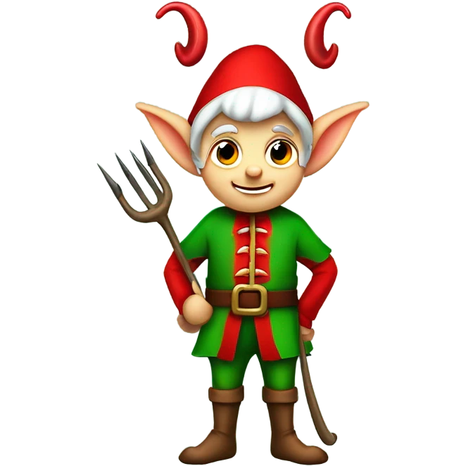 Satan’s elf on a shelf  emoji