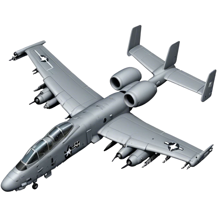 A-10 Thunderbolt II - Fairchild Republic (Grey) emoji