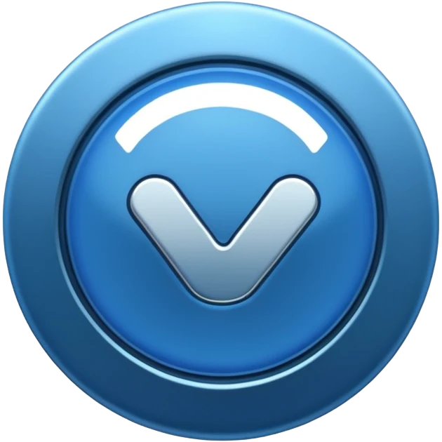 Blue verified button emoji