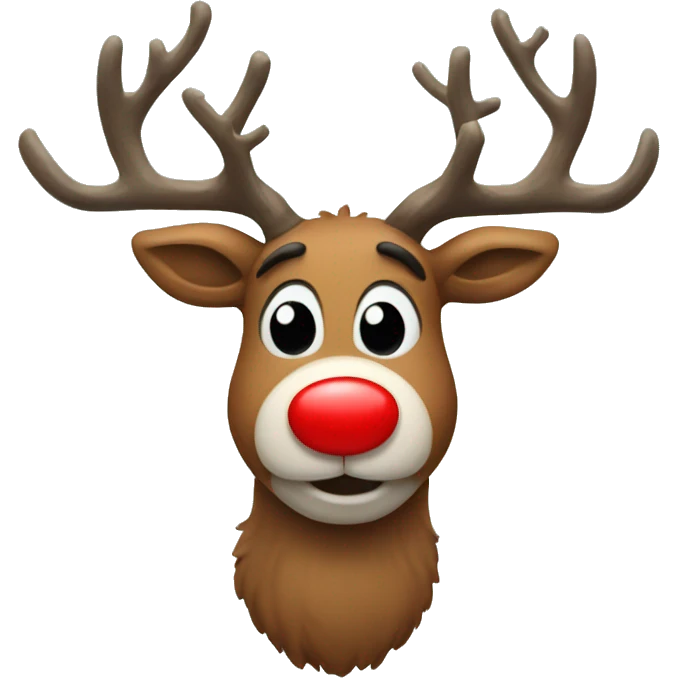 Red Nosed Reindeer emoji