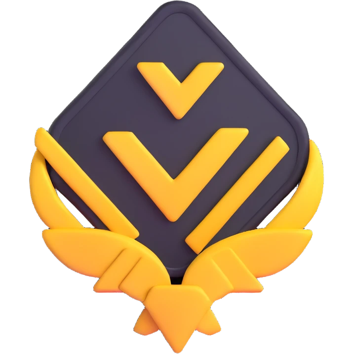 verification badge with checkmark emoji