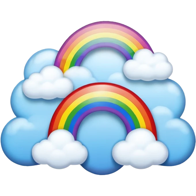 🌥🌈 emoji