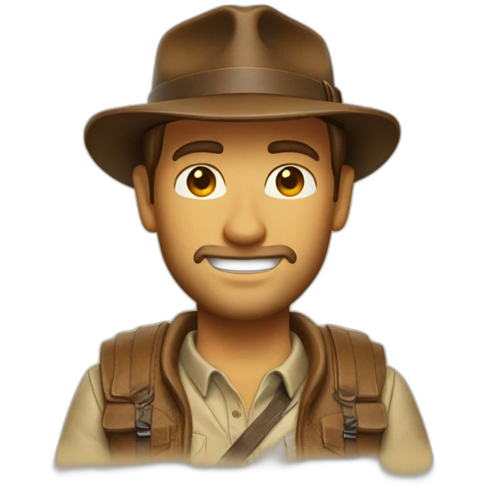 Indiana Jones skieur emoji