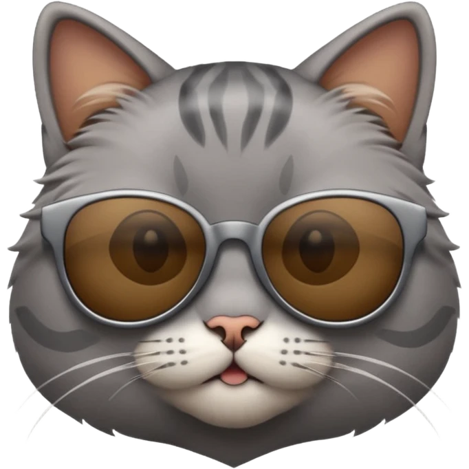 Cat wearing sunglasses emoji