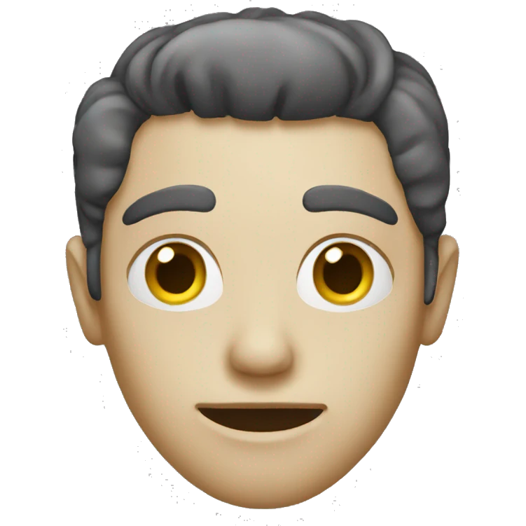 A strange person emoji
