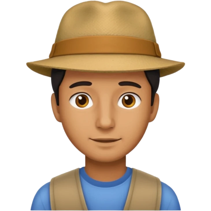 Мужчина в шляпе  emoji