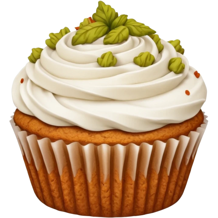 carrot cake muffins  emoji