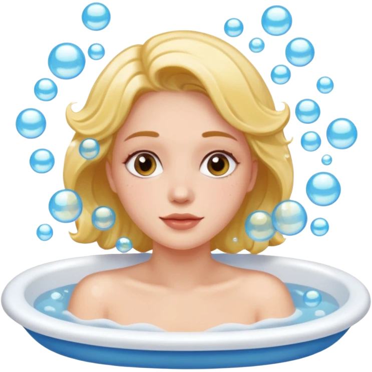 Woman who is in the bath  emoji
