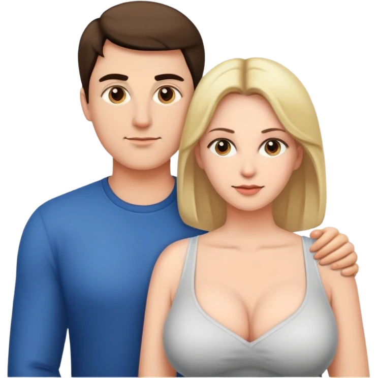 Naked woman with big boobs 45 years old and guy 18 years old emoji