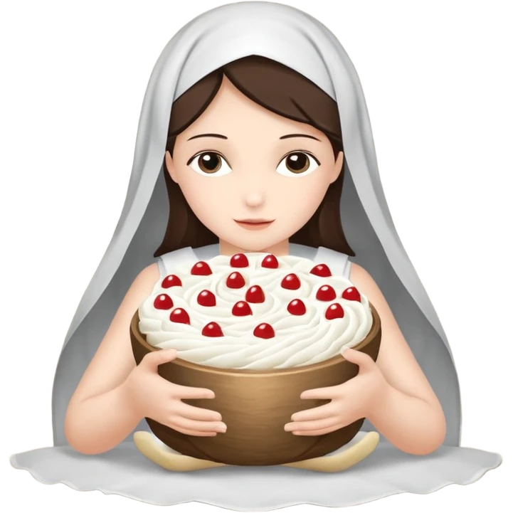 олень лежащий на облоках emoji