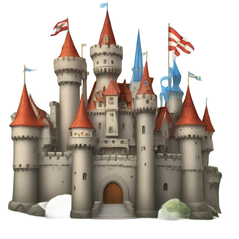 disney castle  emoji