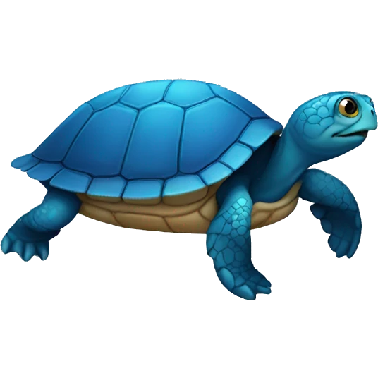 Blue turtle  emoji