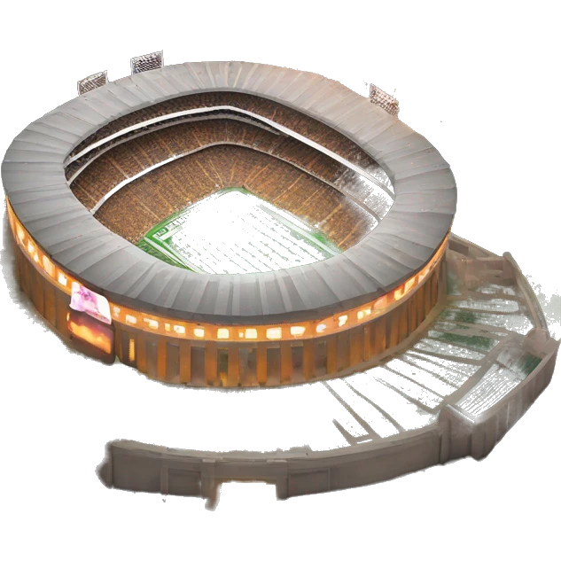 Neyland stadium with fireworks at night emoji